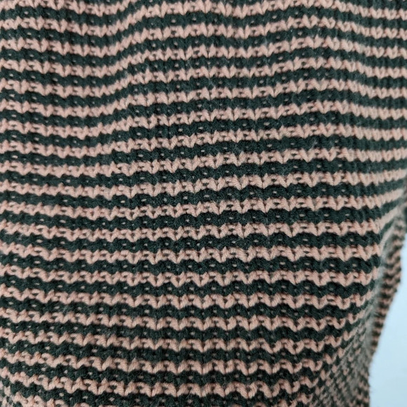 Paul & Joe Sister Anthro. Archer Chunky Stripped Knit Poncho Oversized Sweater 4 - Picture 7 of 10